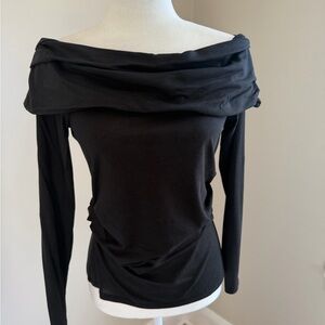 Nation LTD | Black Off-Shoulder Top | size M